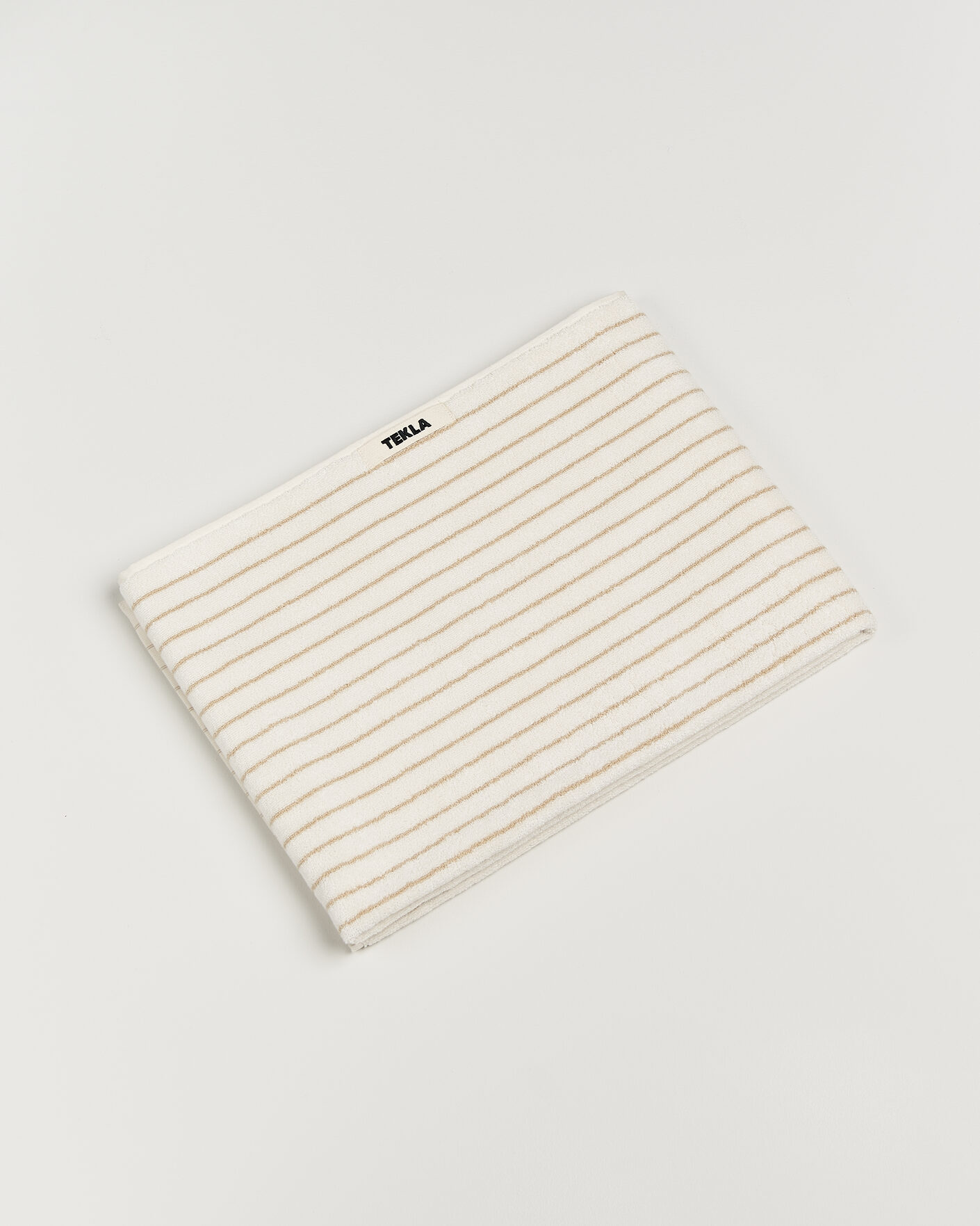 Heren | Stoffen | Tekla | Organic Terry Bath Towel Sienna Stripes