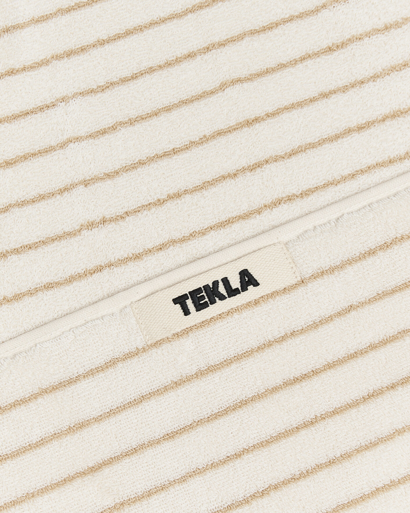 Heren | Stoffen | Tekla | Organic Terry Bath Towel Sienna Stripes