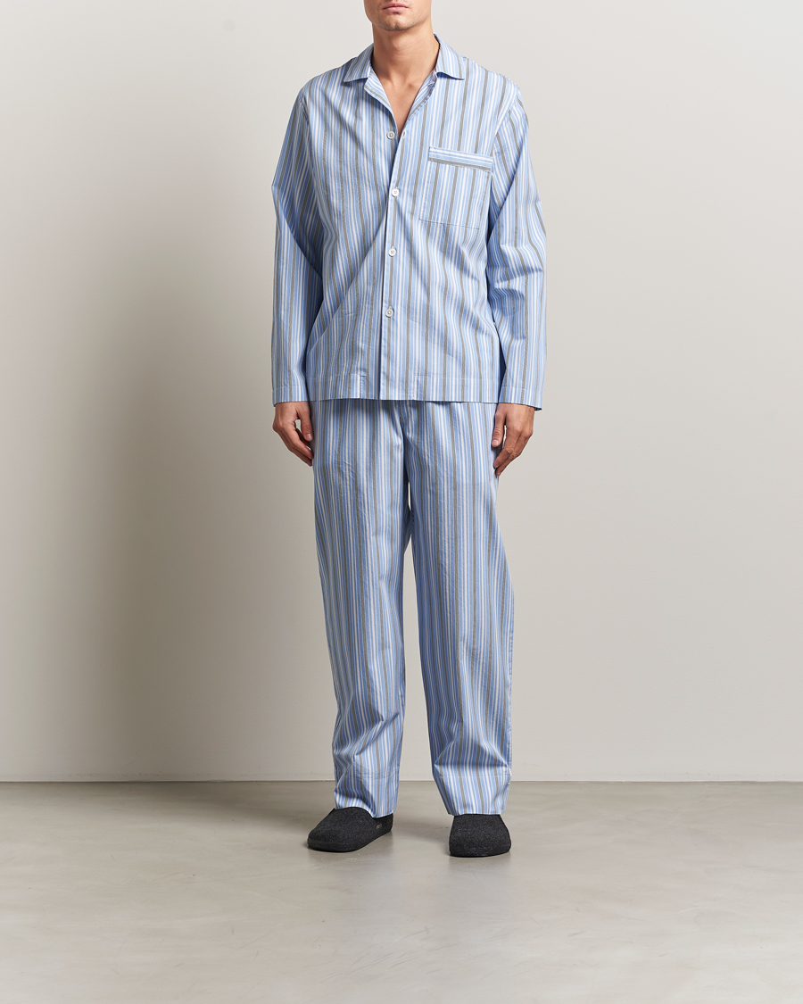 Heren | Pyjama's en gewaden | Tekla | Poplin Pyjama Pants Stave Stripes