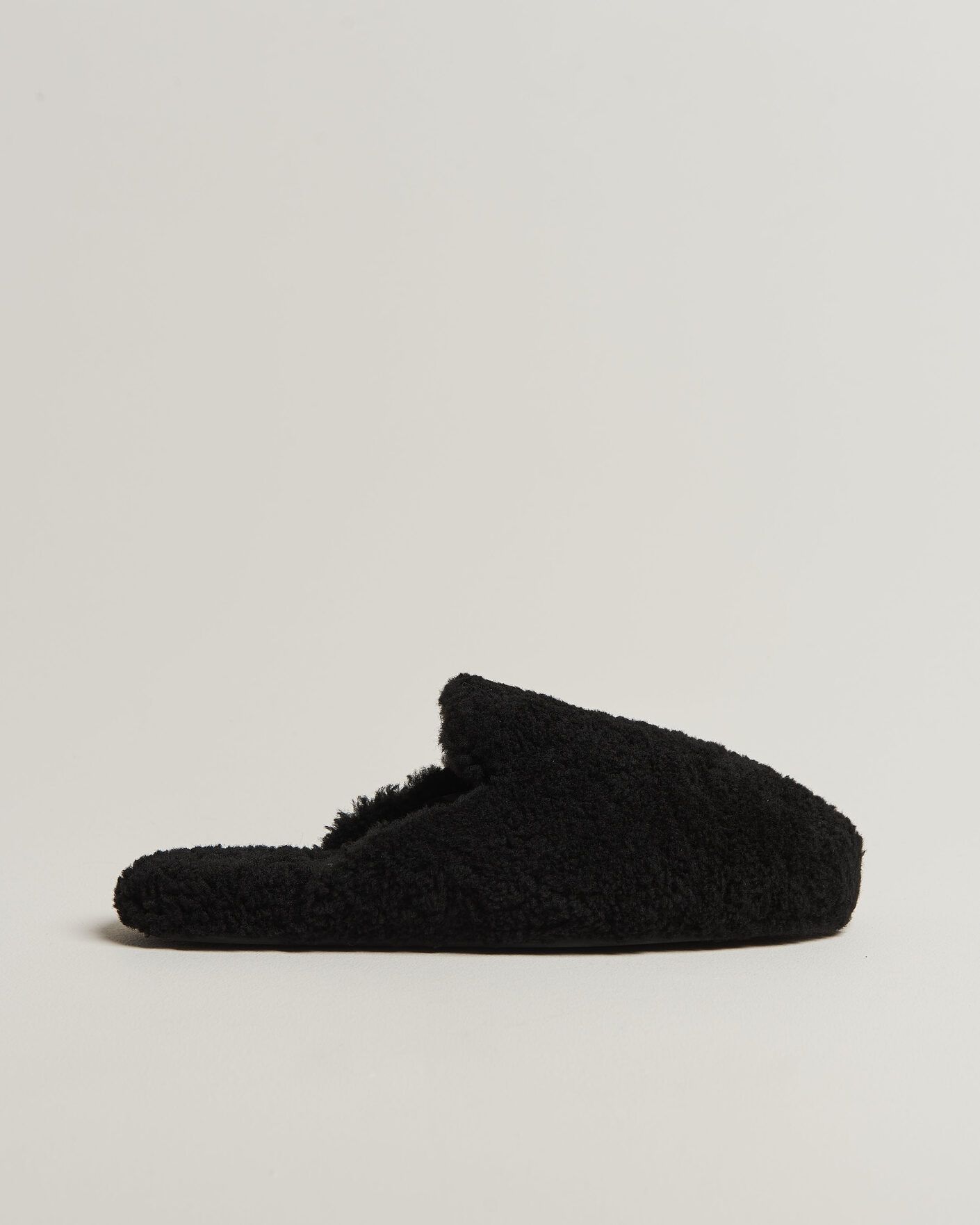 Homme | Sandales Et Mules | Tekla | Lambswool Shearling Slippers Black