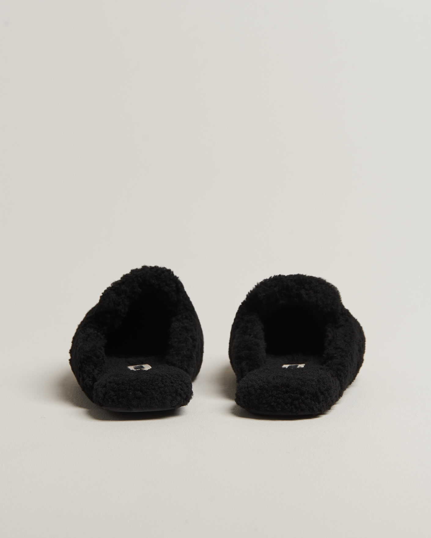 Homme | Sandales Et Mules | Tekla | Lambswool Shearling Slippers Black