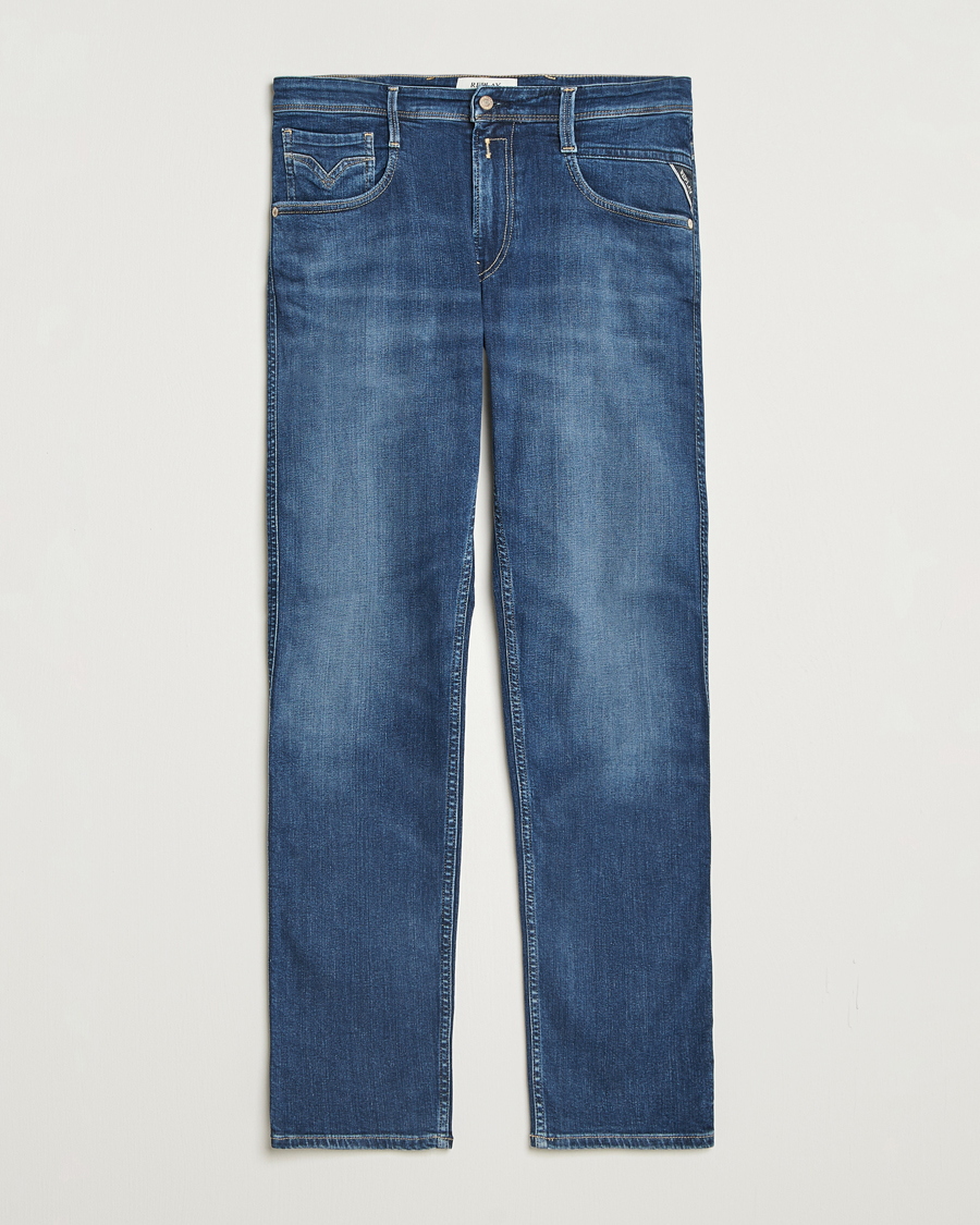 Homme | Jeans | Replay | Anbass Super Stretch Bio Jeans Medium Blue