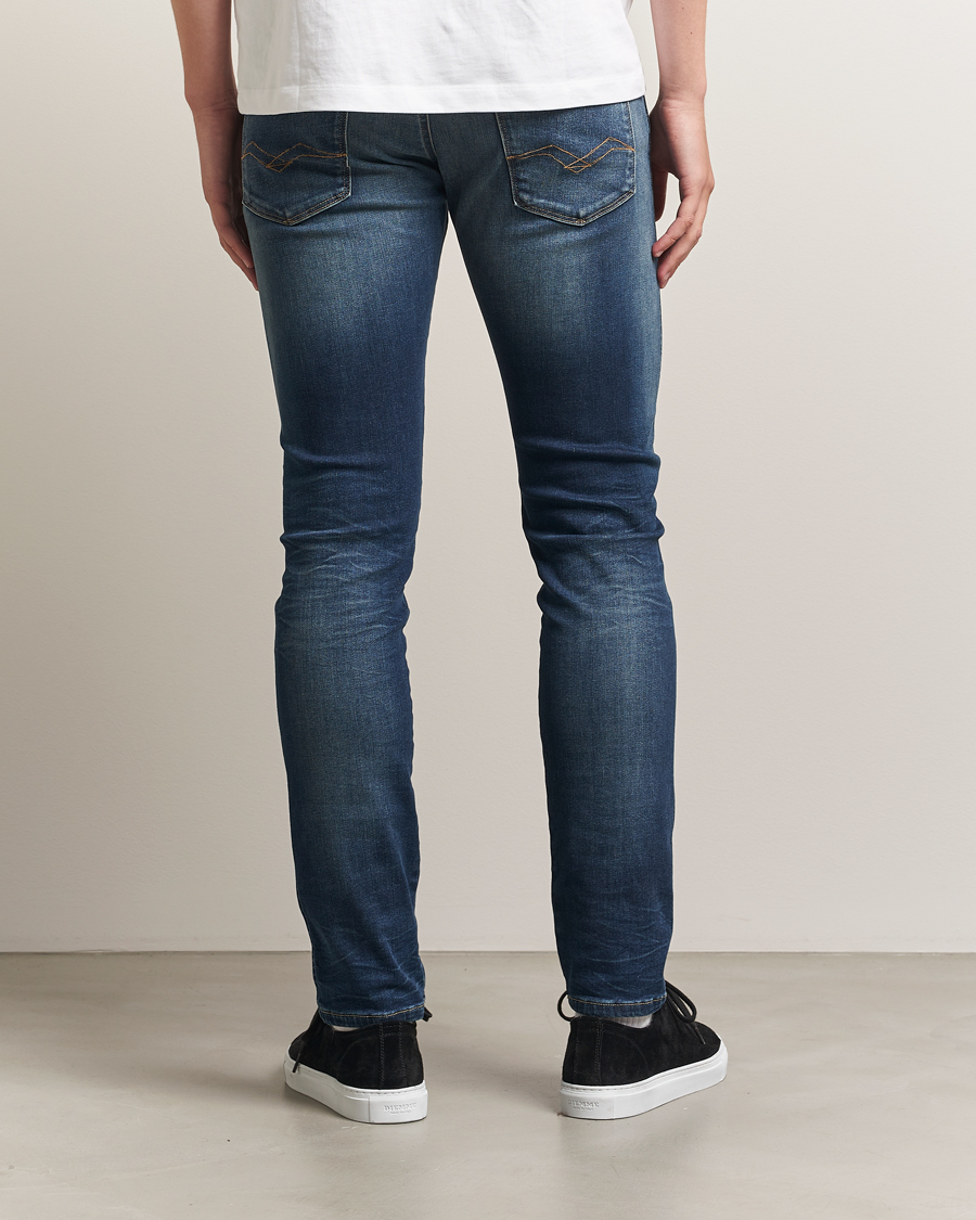 Heren | Jeans | Replay | Anbass Hyperflex Dust Jeans Dark Blue