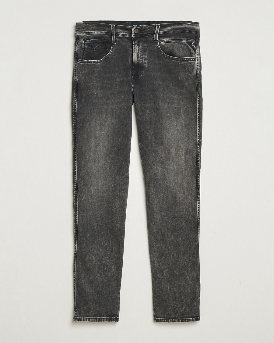 Heren | Jeans | Replay | Anbass Hyperflex Original Jeans Dark Grey