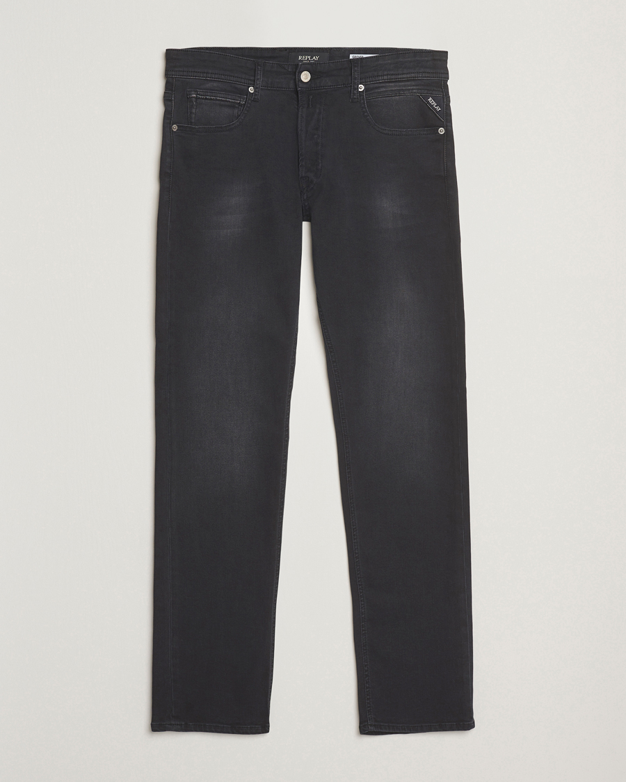 Homme | Jeans | Replay | Grover Powerstretch Jeans Washed Black