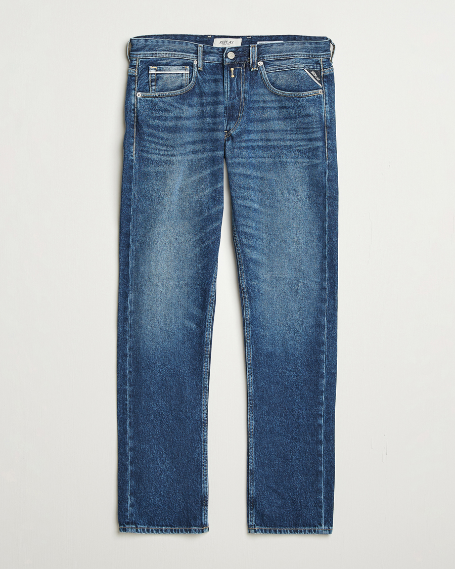 Homme | Jeans | Replay | Grover Rigid Orignal Jeans Dark Blue