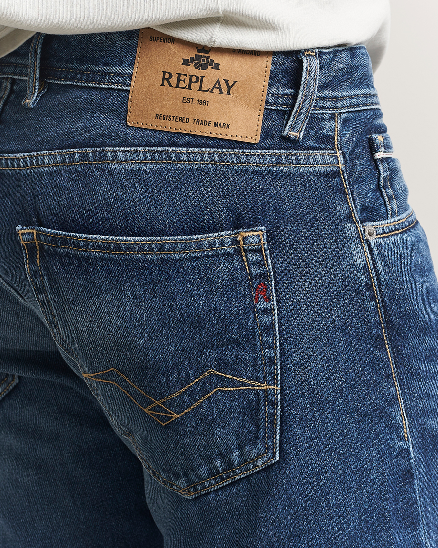 Homme | Jeans | Replay | Grover Rigid Orignal Jeans Dark Blue