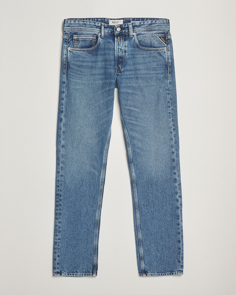 Heren | Jeans | Replay | Grover Rigid Orignal Jeans Light Blue