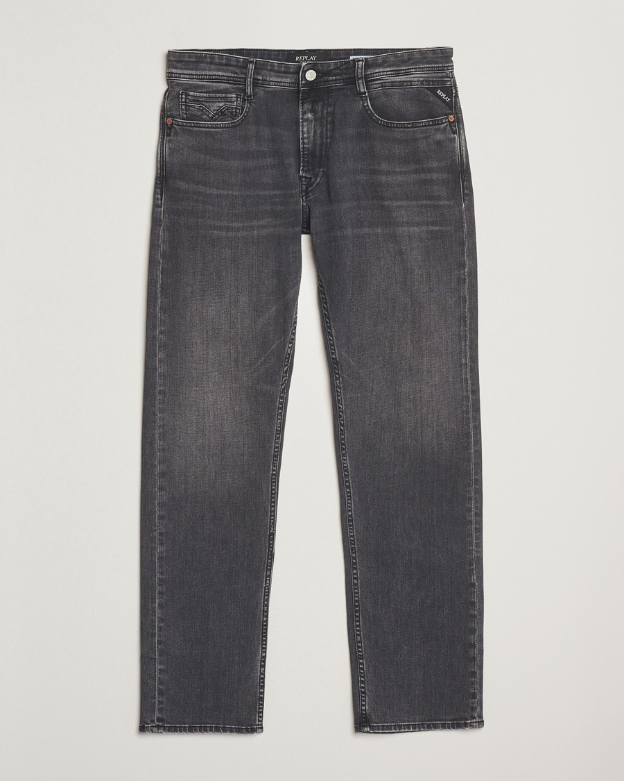 Homme | Jeans | Replay | Rocco Comfort Fit Stretch Eco Plus Jeans Washed Black