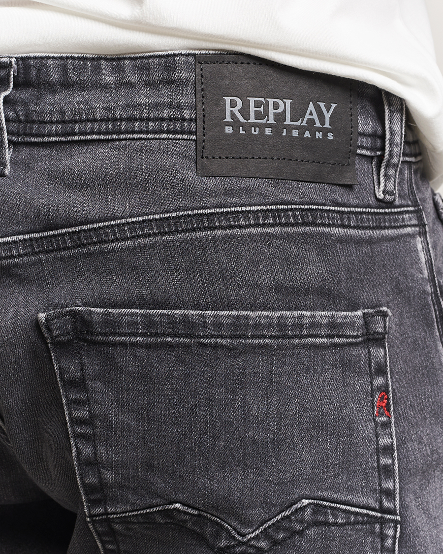 Homme | Jeans | Replay | Rocco Comfort Fit Stretch Eco Plus Jeans Washed Black