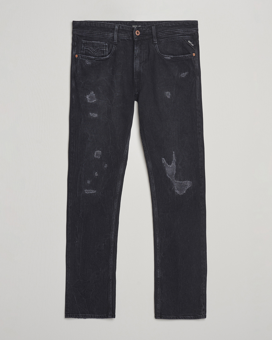 Homme | Jeans | Replay | Rocco Comfort Fit Stretch Jeans Washed Black
