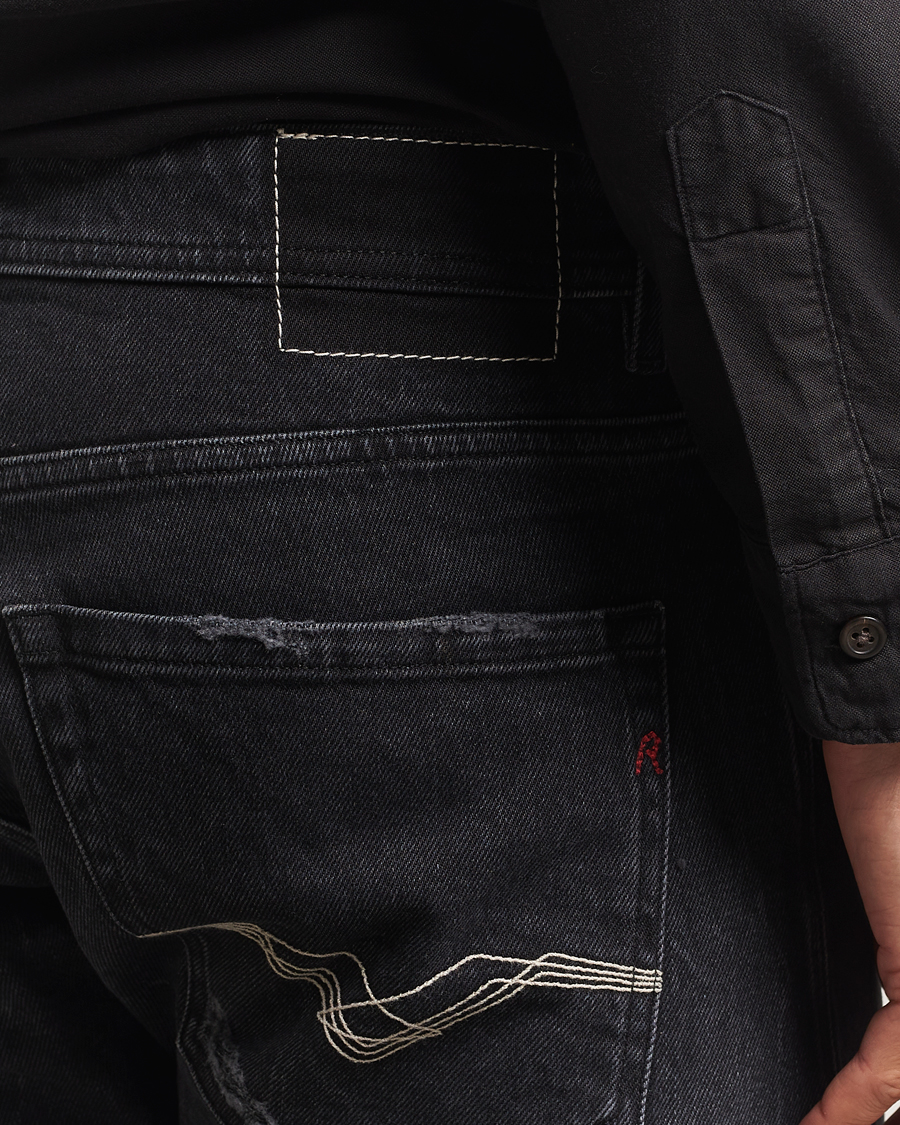 Homme | Jeans | Replay | Rocco Comfort Fit Stretch Jeans Washed Black