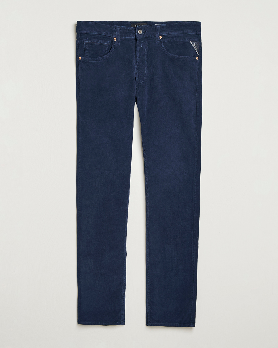 Homme | Pantalons | Replay | Grover Corduroy 5-Pocket Pants Navy