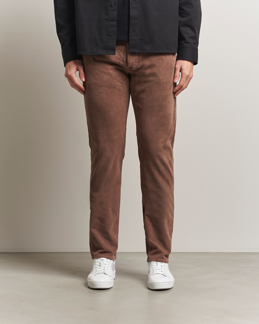 Heren | Broeken | Replay | Grover Corduroy 5-Pocket Pants Biscuit Brown