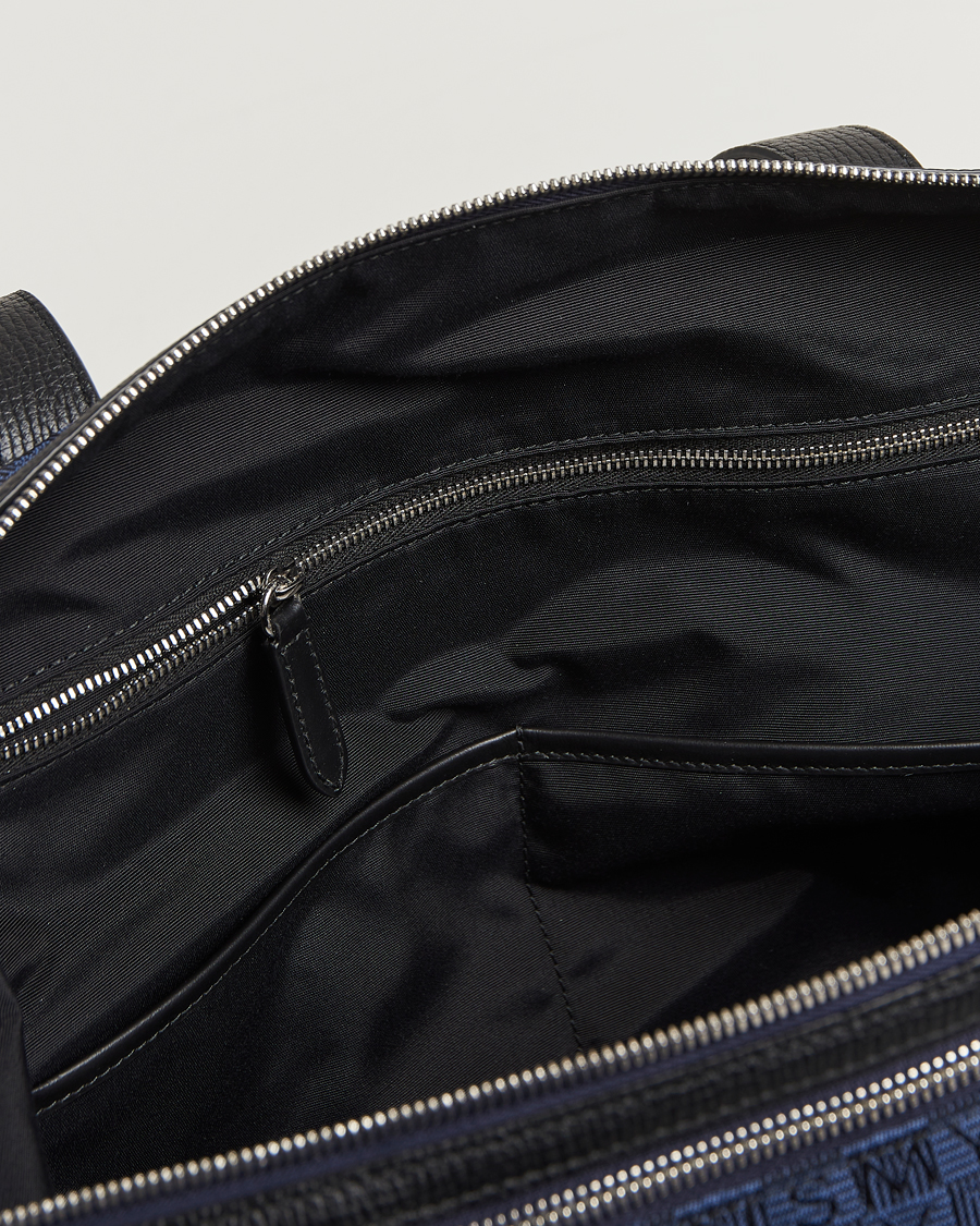Homme | Sacs | Smythson | Canvas Stamp Small Travel Bag Navy
