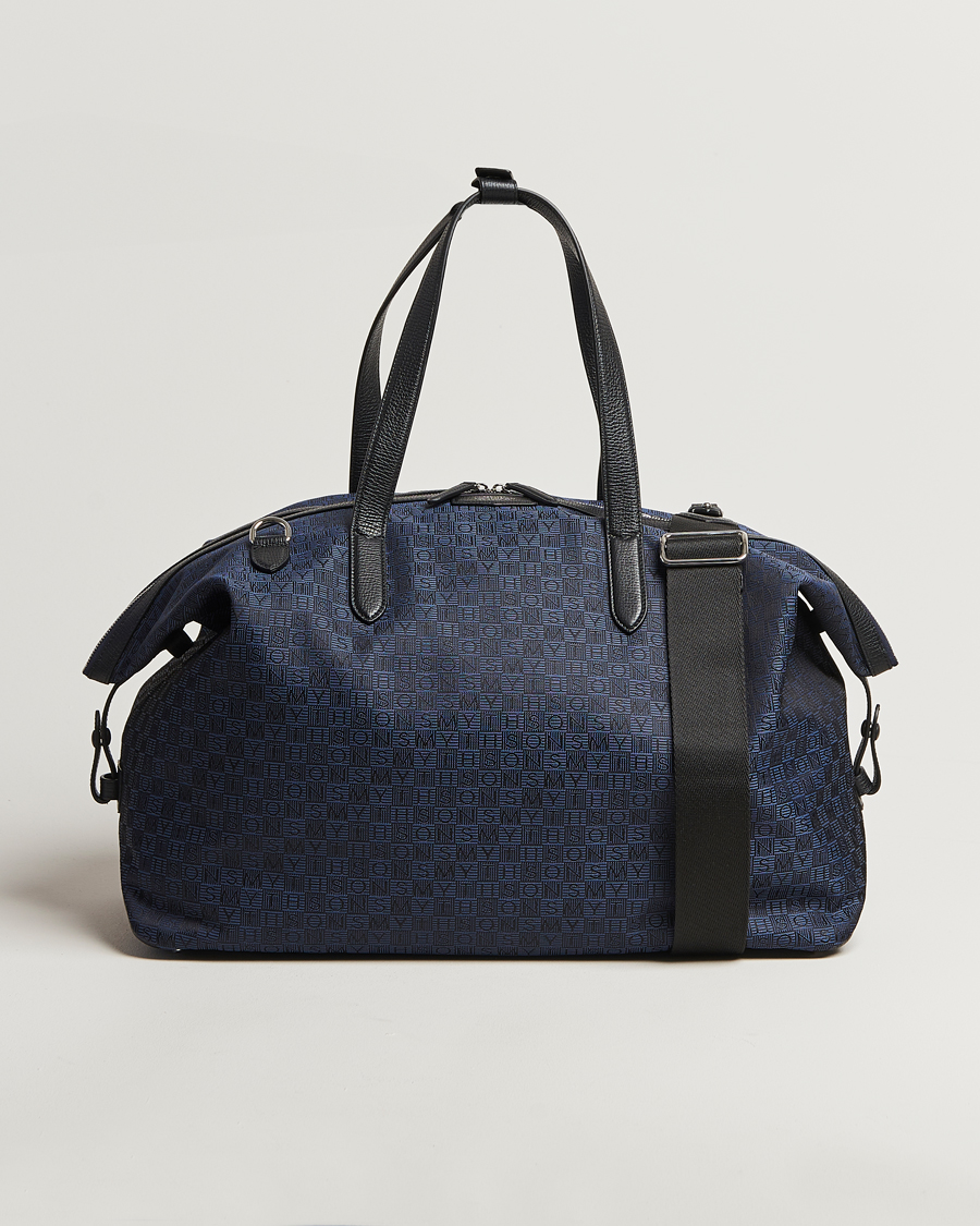 Homme | Sacs | Smythson | Canvas Stamp Travel Bag Navy
