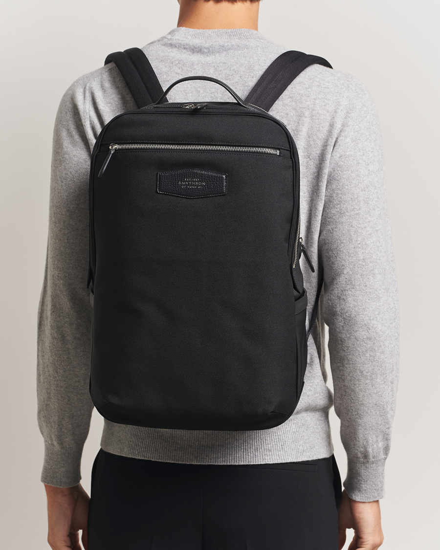 Homme | Sacs | Smythson | Canvas Norton Backpack Black
