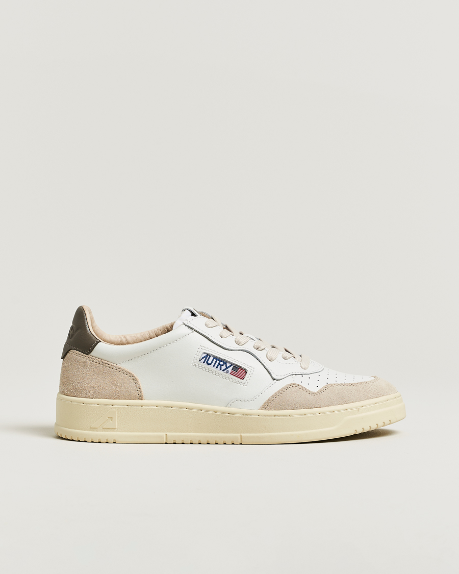 Heren | Sneakers | Autry | Medalist Low Sneaker White/Morel