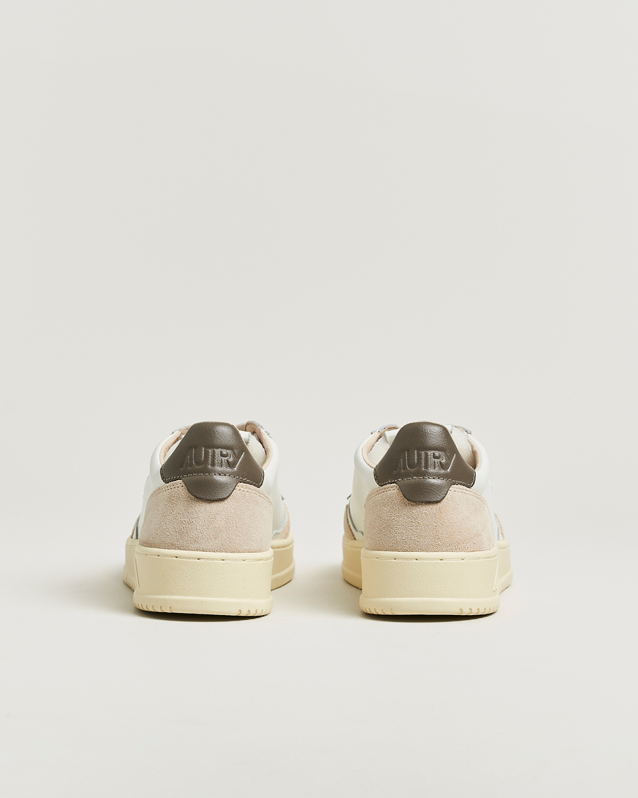 Heren | Sneakers | Autry | Medalist Low Sneaker White/Morel