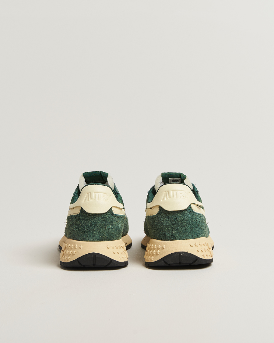 Heren | Sneakers | Autry | Reelwind Running Sneaker Bottle Green/Beige