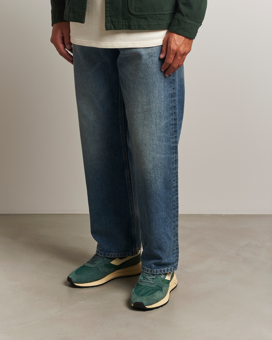 Homme | Baskets | Autry | Reelwind Running Sneaker Bottle Green/Beige