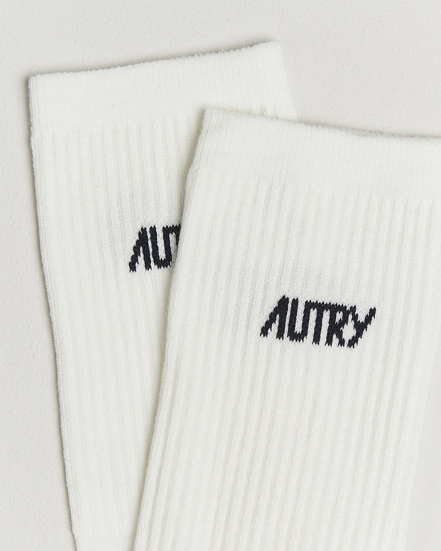 Homme | Sous-Vêtements Et Chaussettes | Autry | Logo Socks White