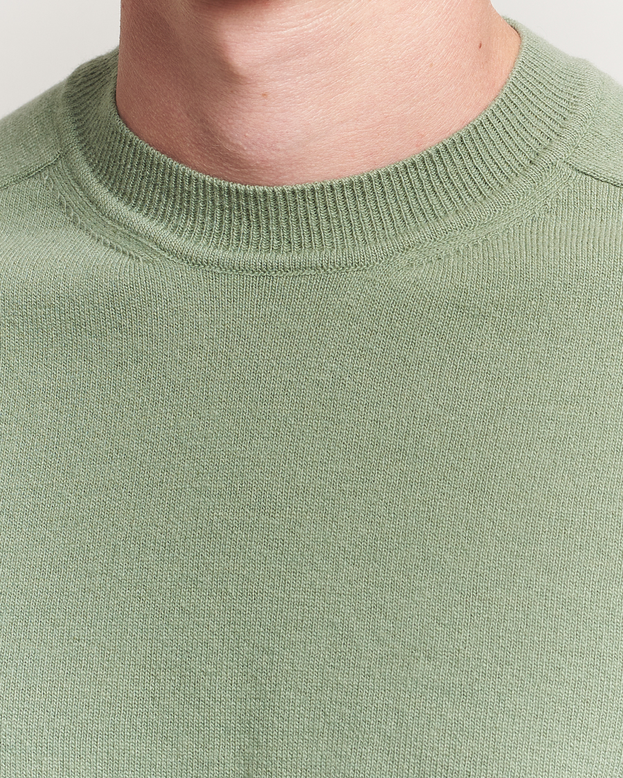 Heren | Truien | Altea | Wool/Cashmere Crew Neck Pullover Green
