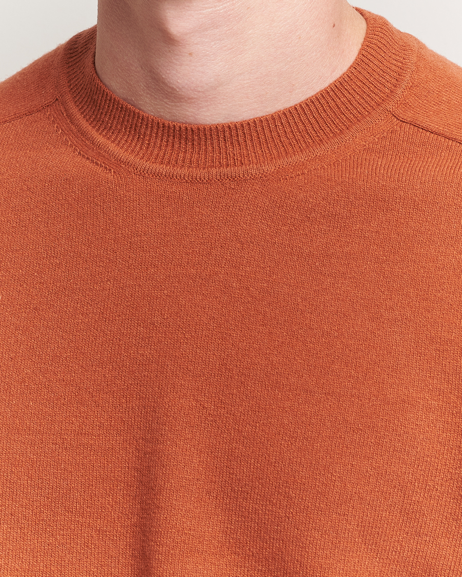 Homme | Pulls Et Tricots | Altea | Wool/Cashmere Crew Neck Pullover Orange
