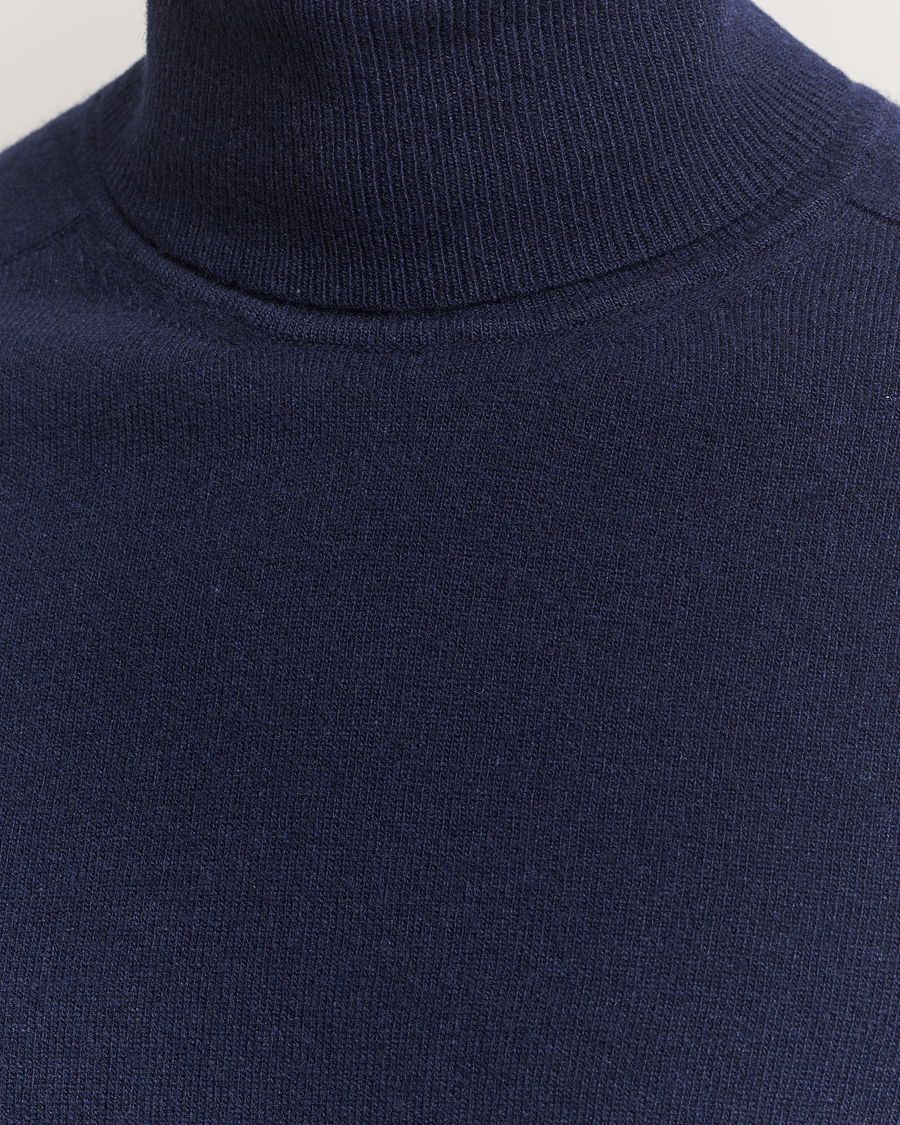 Heren | Truien | Altea | Wool/Cashmere Rollneck Navy
