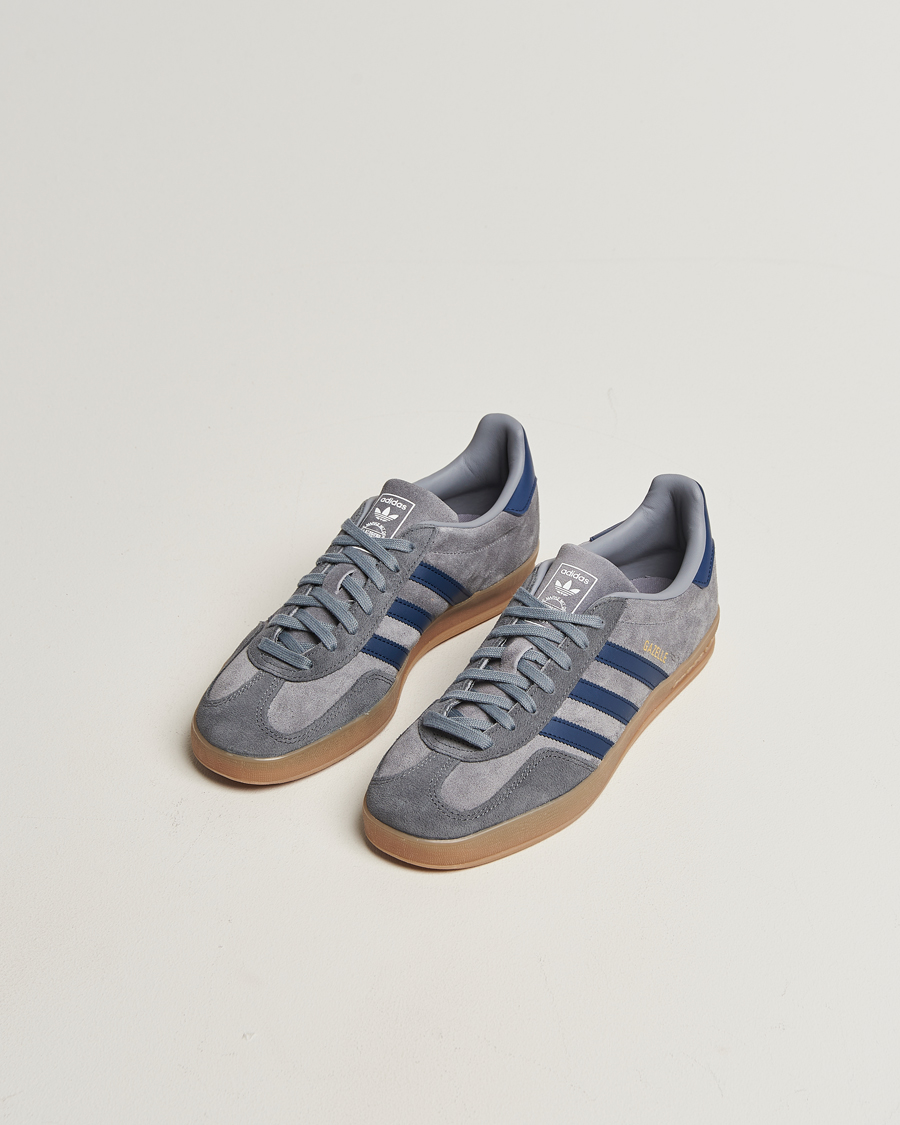 Heren | Sneakers | adidas Originals | Gazelle Indoor Sneaker Grey/Navy