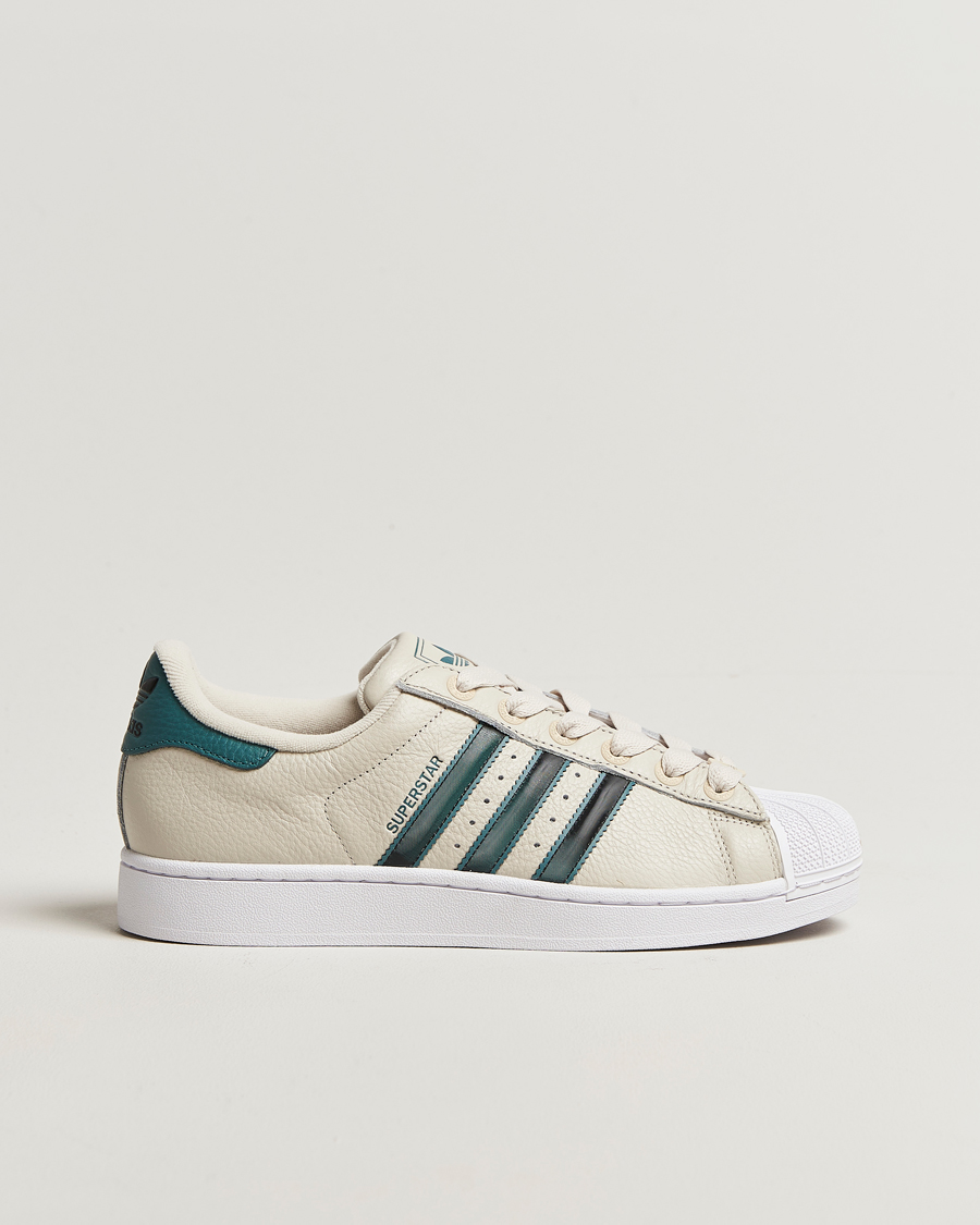 Heren | Sneakers | adidas Originals | Superstar II Sneaker Beige/Green