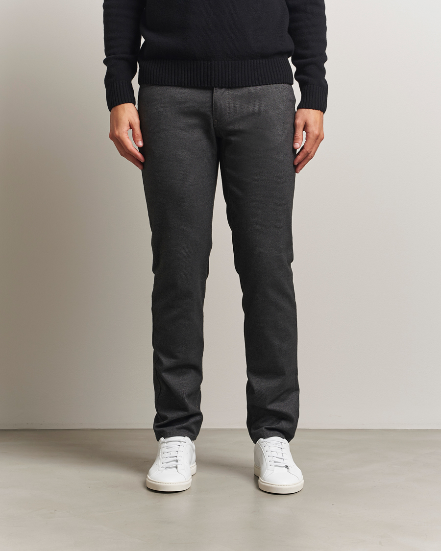 Homme | Pantalons | Brax | Cadiz Woo.Look 5-Pocket Pants Elephant Grey