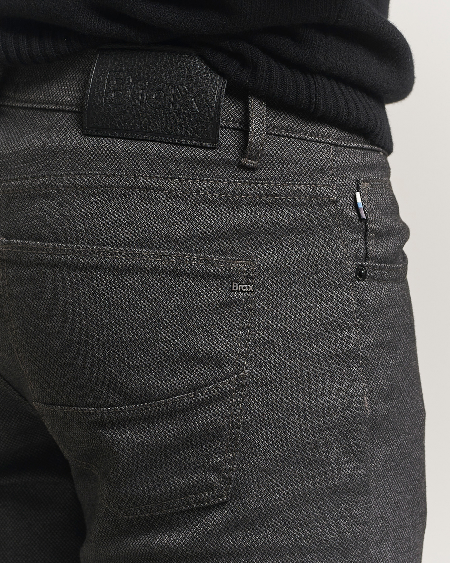 Heren | Broeken | Brax | Cadiz Woo.Look 5-Pocket Pants Elephant Grey