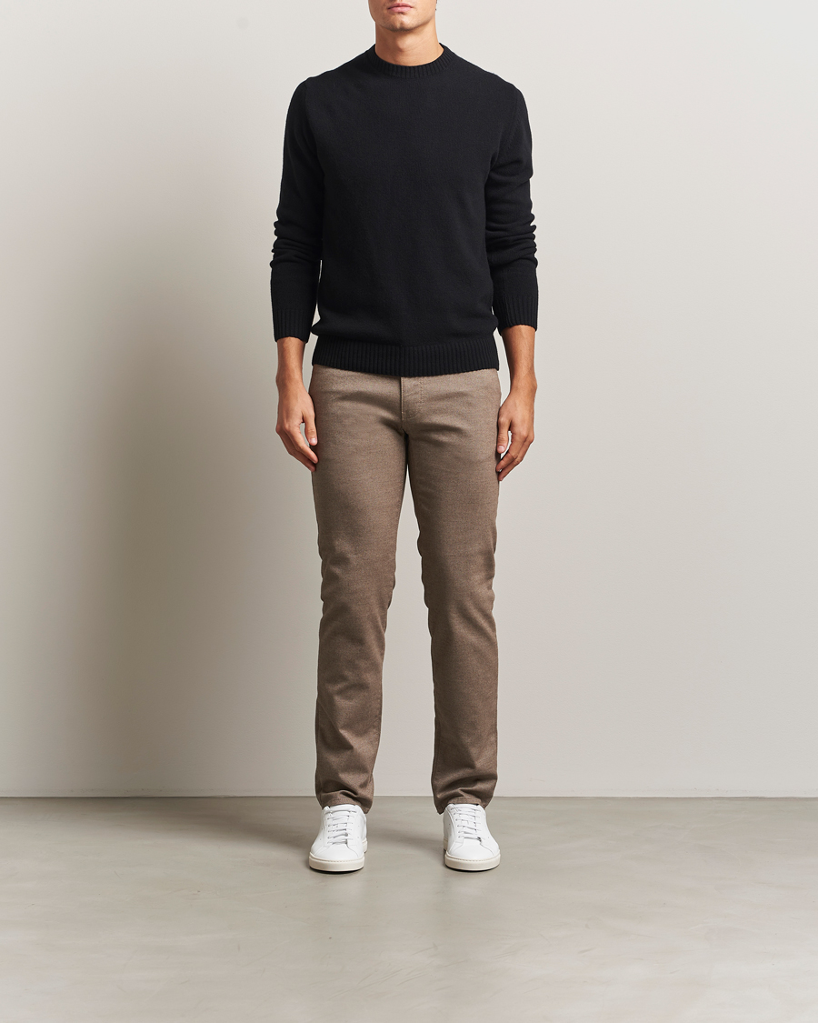 Heren | Broeken | Brax | Cadiz Woo.Look 5-Pocket Pants Camel
