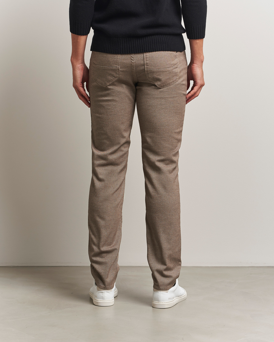 Heren | Broeken | Brax | Cadiz Woo.Look 5-Pocket Pants Camel