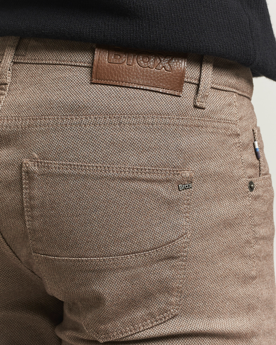 Heren | Broeken | Brax | Cadiz Woo.Look 5-Pocket Pants Camel