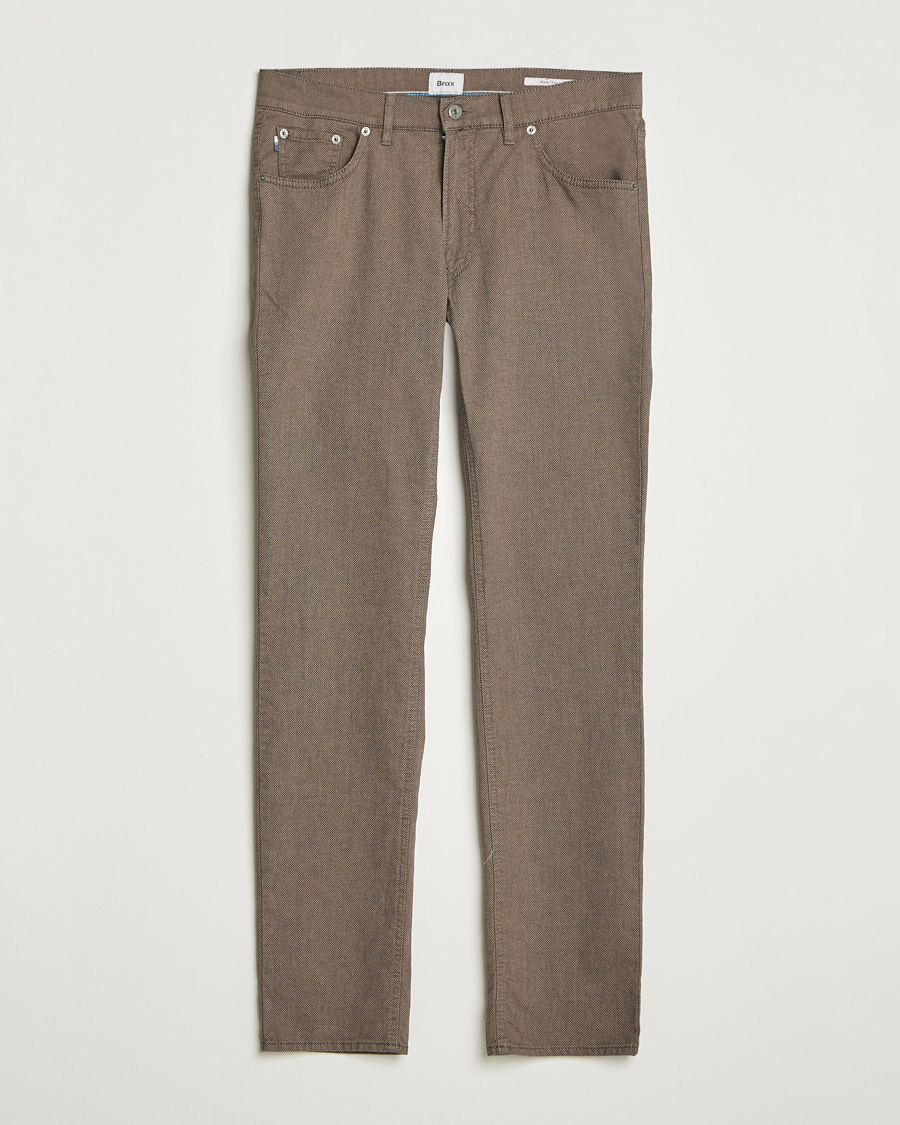 Heren | Broeken | Brax | Chuck Hi-Flex 5-Pocket Pants Walnut