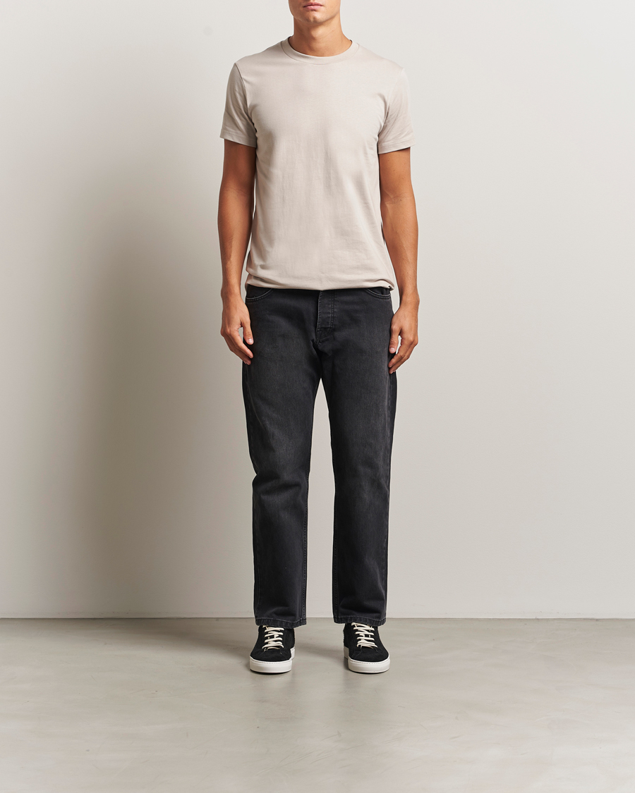 Homme | T-shirts | Bread & Boxers | Crew Neck Regular T-Shirt Greige