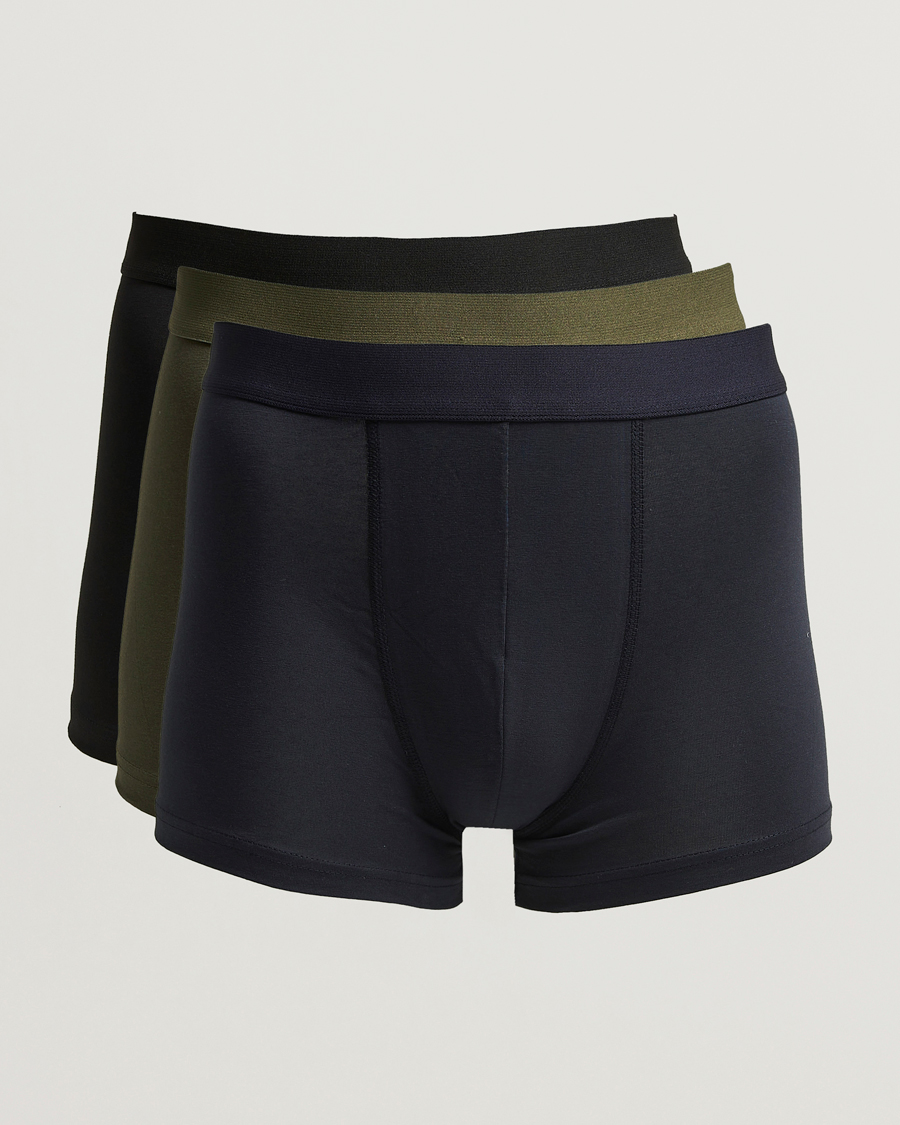 Homme | Sous-Vêtements Et Chaussettes | Bread & Boxers | 3-Pack Boxer Brief Black/Navy/Green