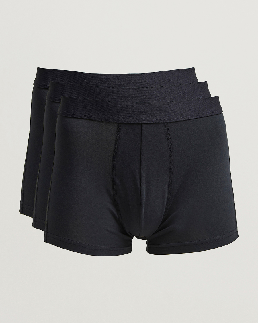 Heren | Ondergoed | Bread & Boxers | 3-Pack Trunk Dark Navy