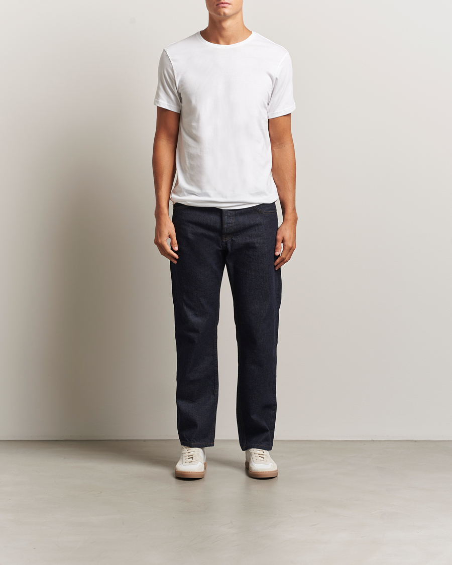 Homme | T-shirts | Bread & Boxers | 2-Pack Lightweight Cotton T-Shirt White