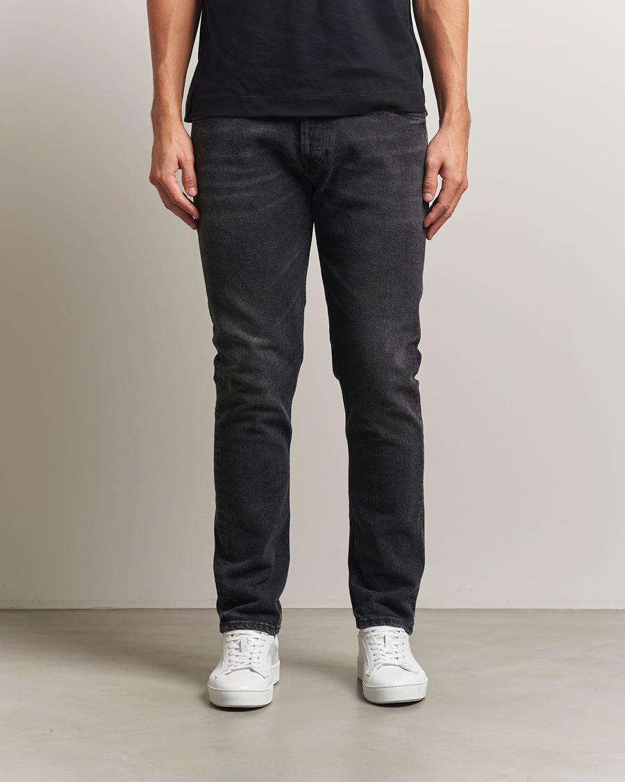 Heren | Jeans | Dondup | Icon Regular Fit Jeans Washed Black
