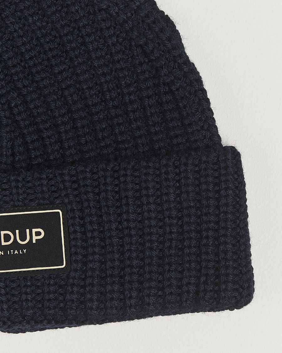 Homme | Bonnets | Dondup | Ribbed Beanie Navy