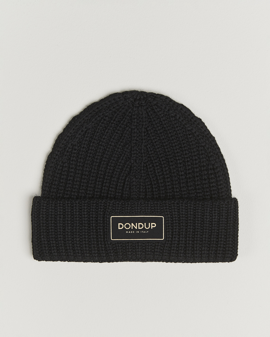 Heren | Mutsen | Dondup | Ribbed Beanie Black