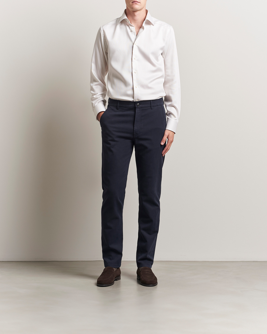 Homme | Chemises | Eton | Slim Fit Fine Twill Shirt Light Beige