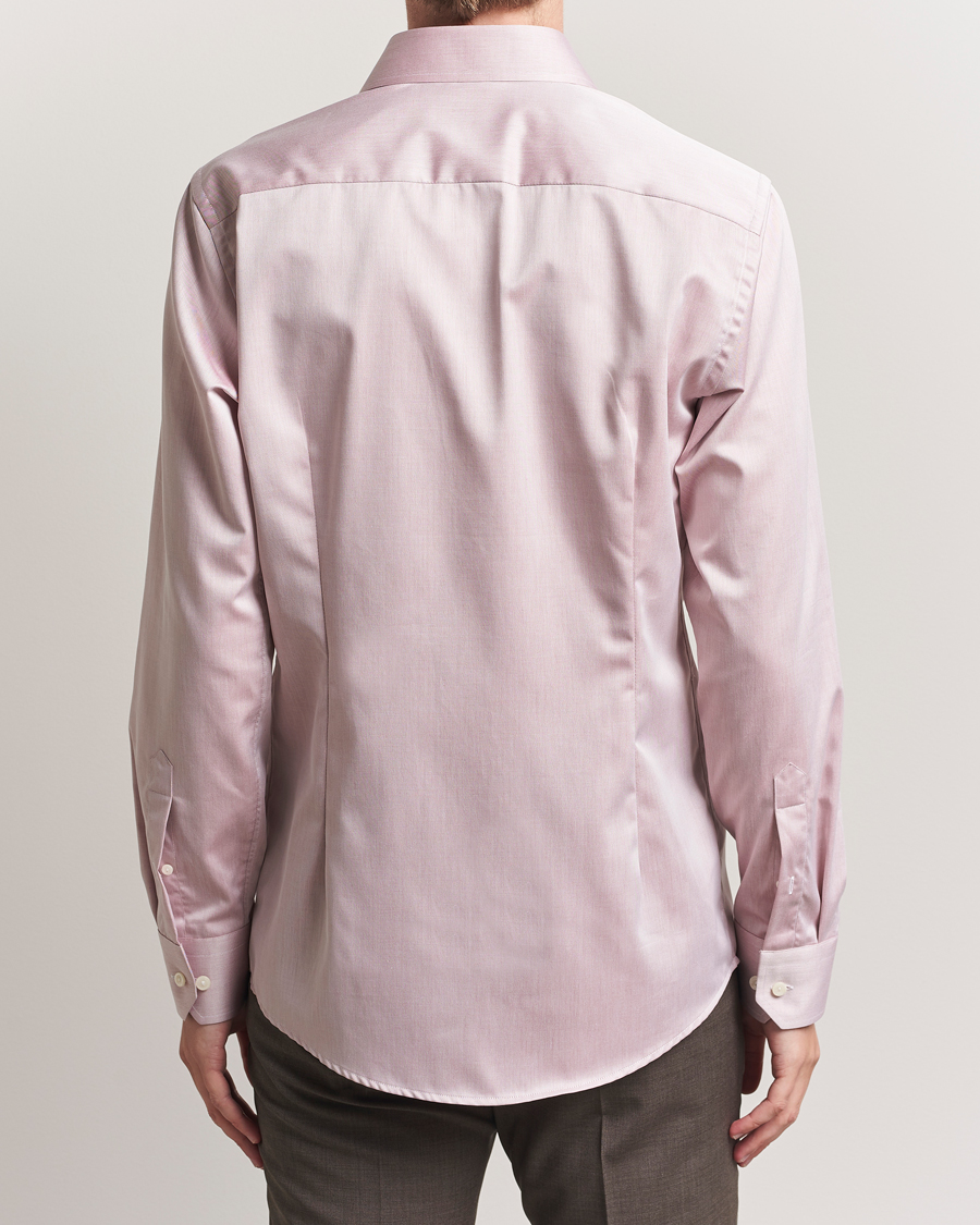 Homme | Chemises | Eton | Slim Fit Signature Twill Shirt Brown