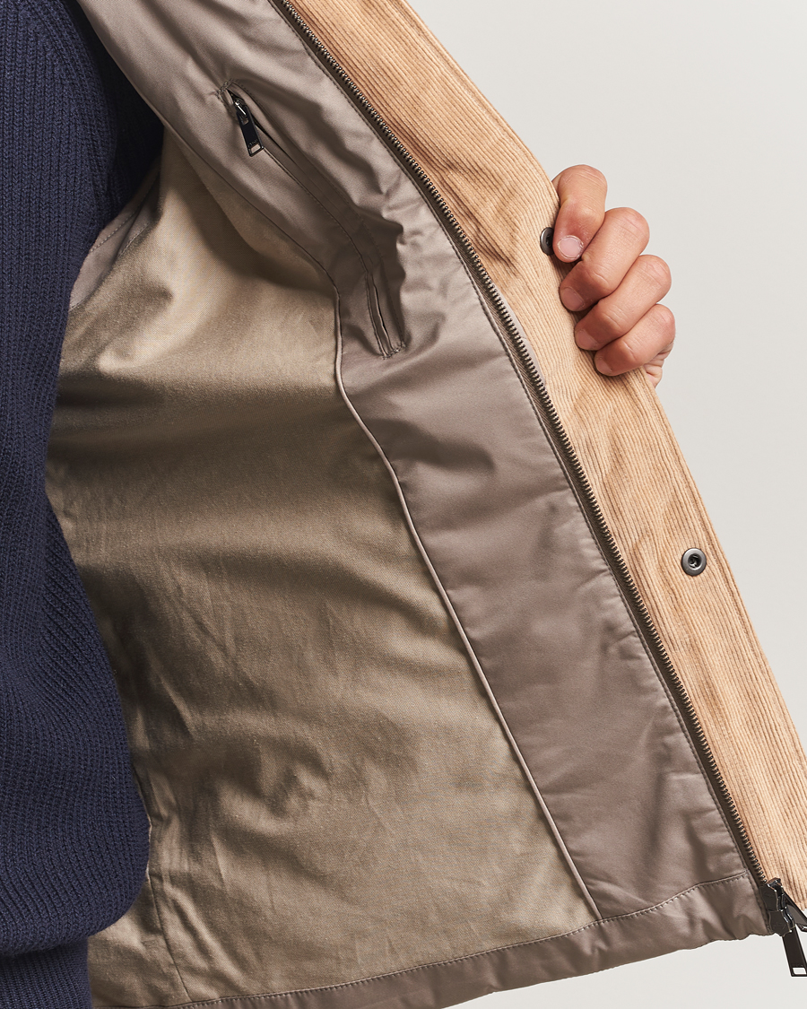 Homme | Gilets | Eton | Quilted Shell Vest Beige