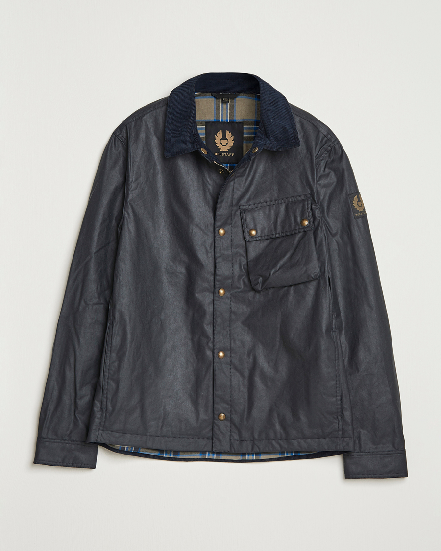 Homme | Manteaux Et Vestes | Belstaff | Ground Wax Jacket Dark Navy