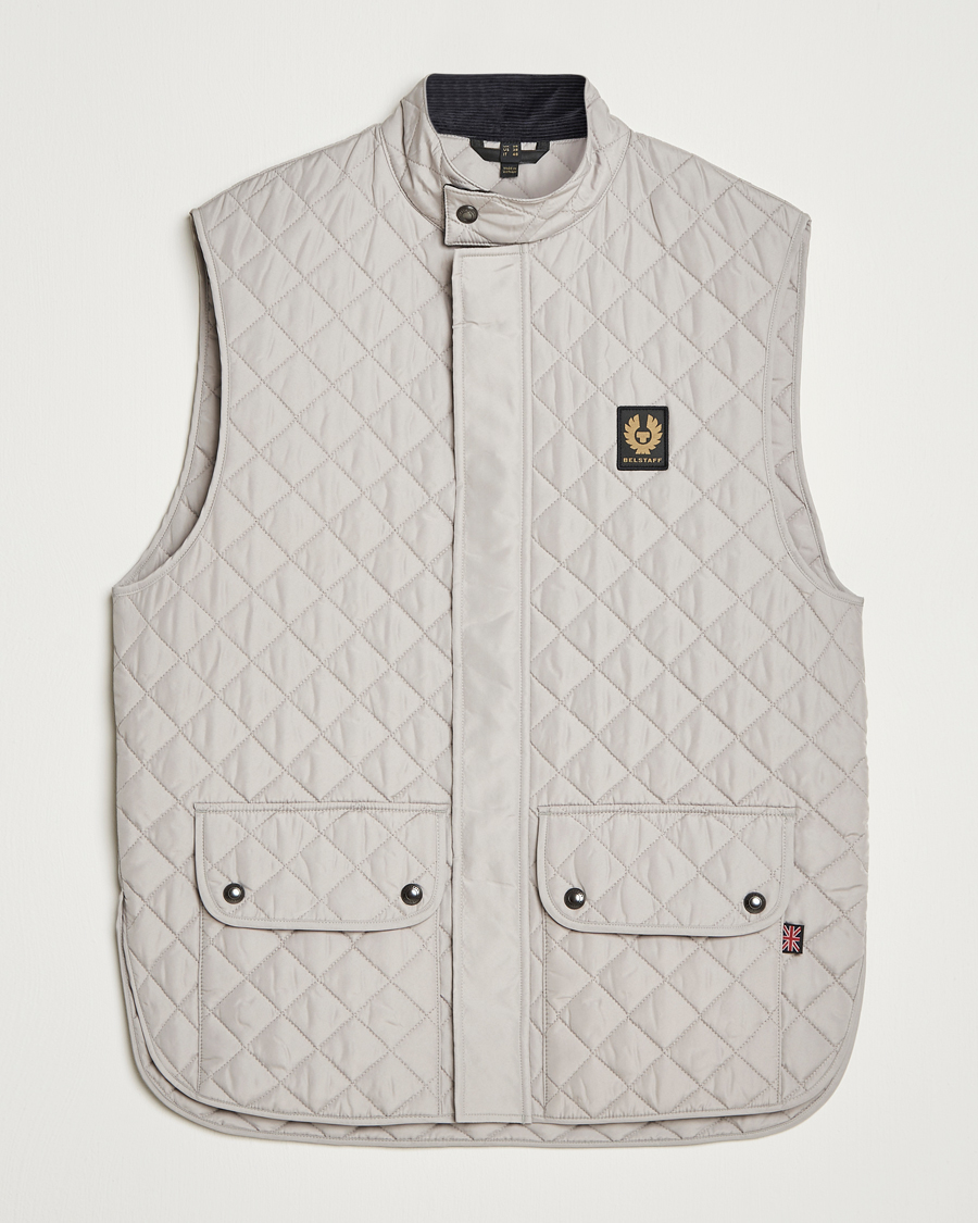 Heren | Gilets | Belstaff | Icon Gilet Cement Grey