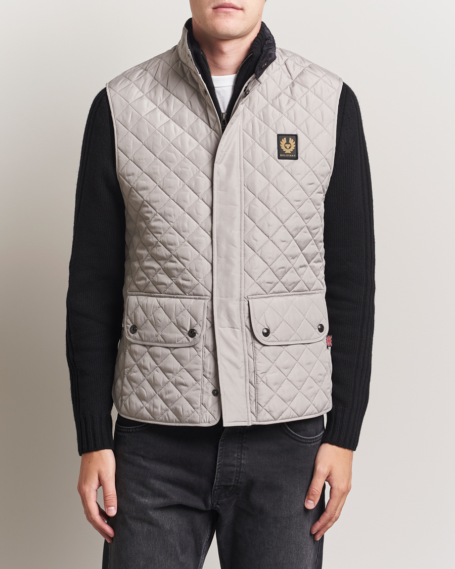 Heren | Gilets | Belstaff | Icon Gilet Cement Grey